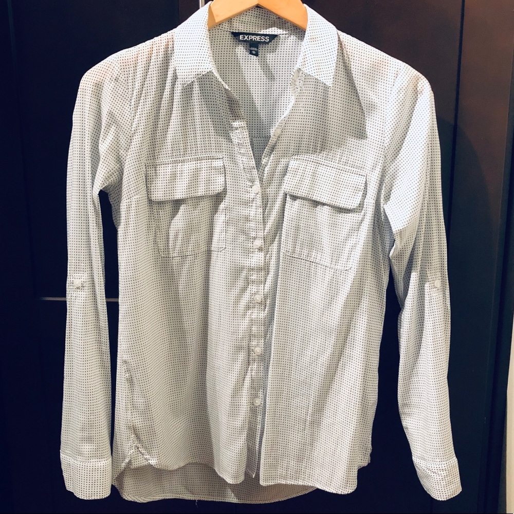 Express button down top (XS) - Picture 3 of 6